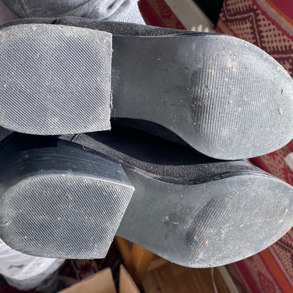 Steve Madden Gabbie Thigh High Over-Knee Boots Black Microsuede 8.5 - Picture 5 of 12